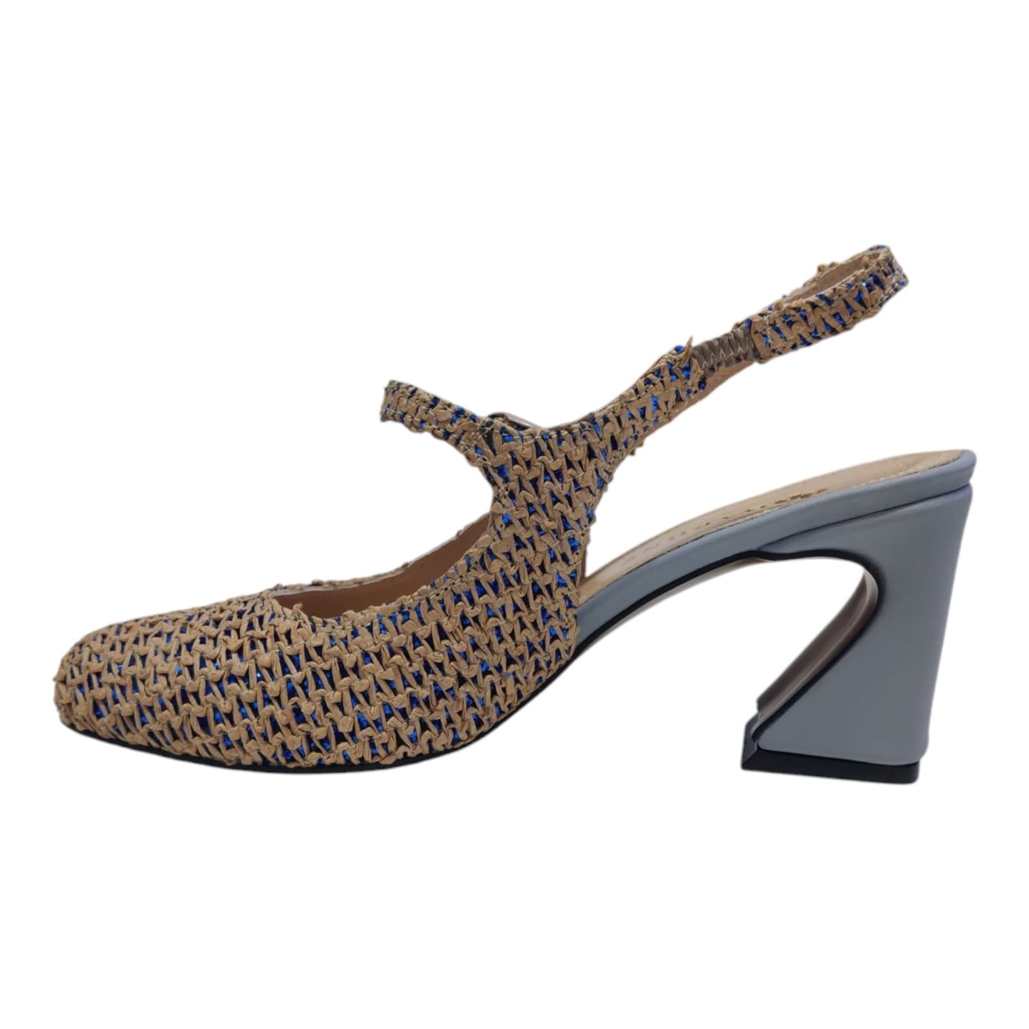 Scarpe in pelle e rafia Lolita
