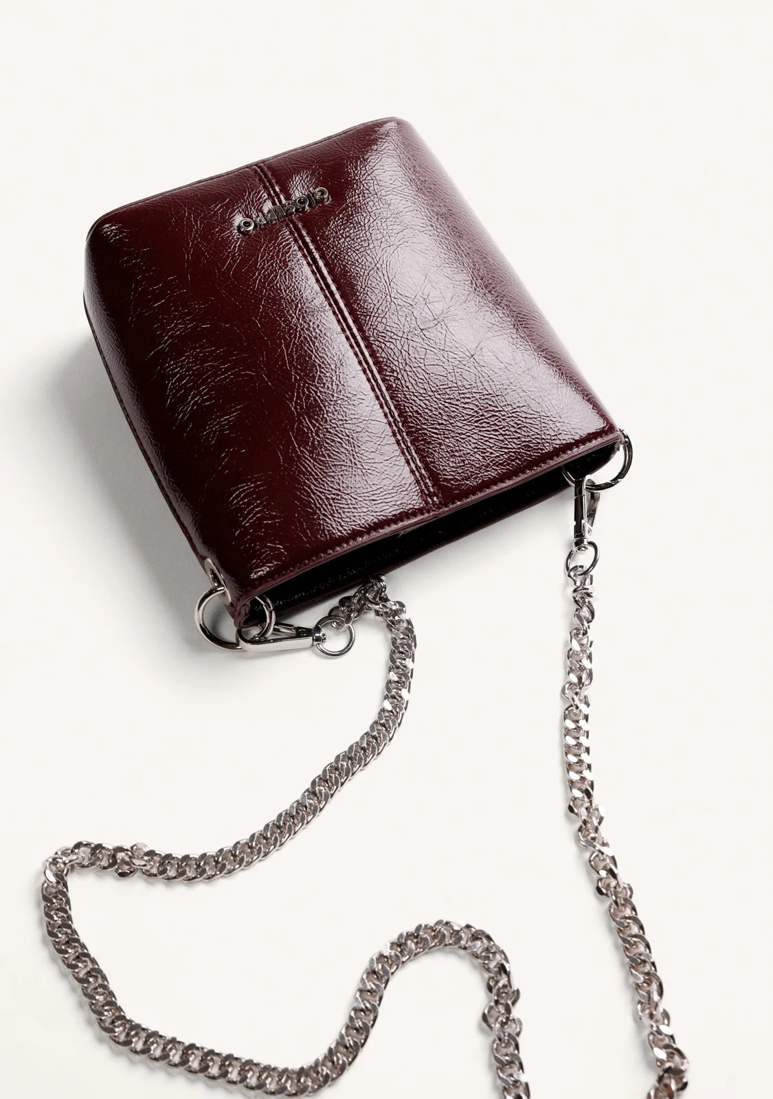 Borsa secchiello bordeaux