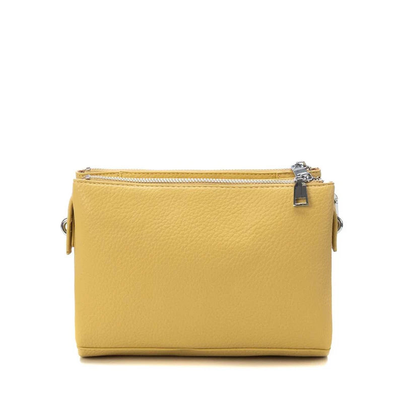 Borsa in pelle traforata - Giallo