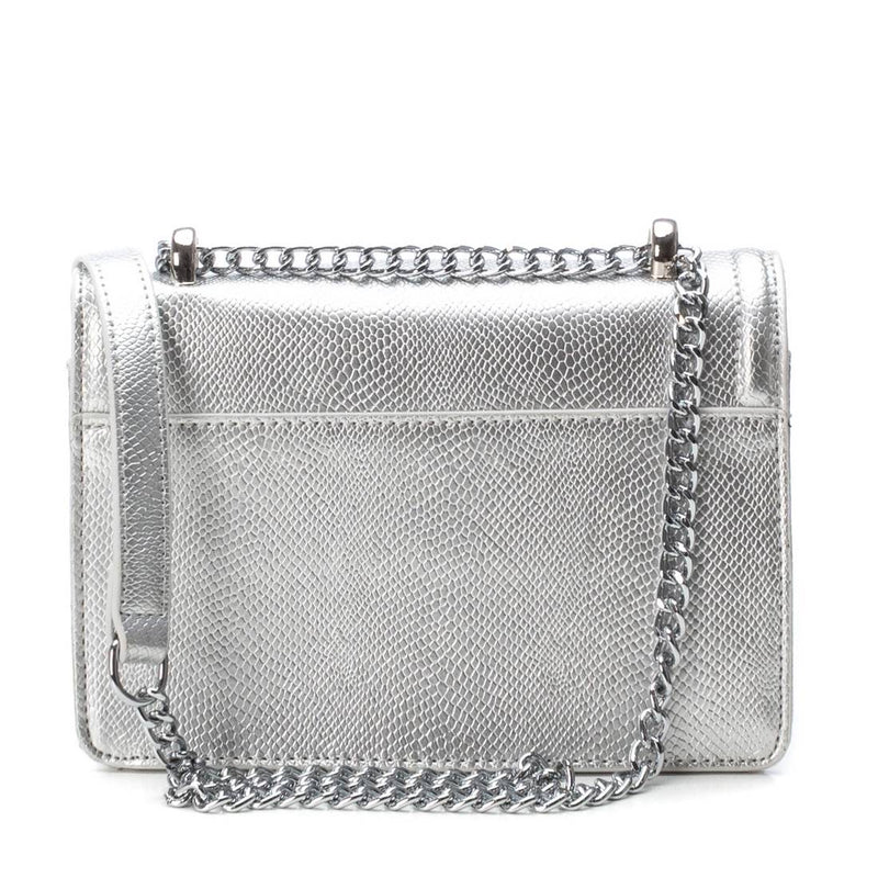 Borsa rigida a tracolla - Argento