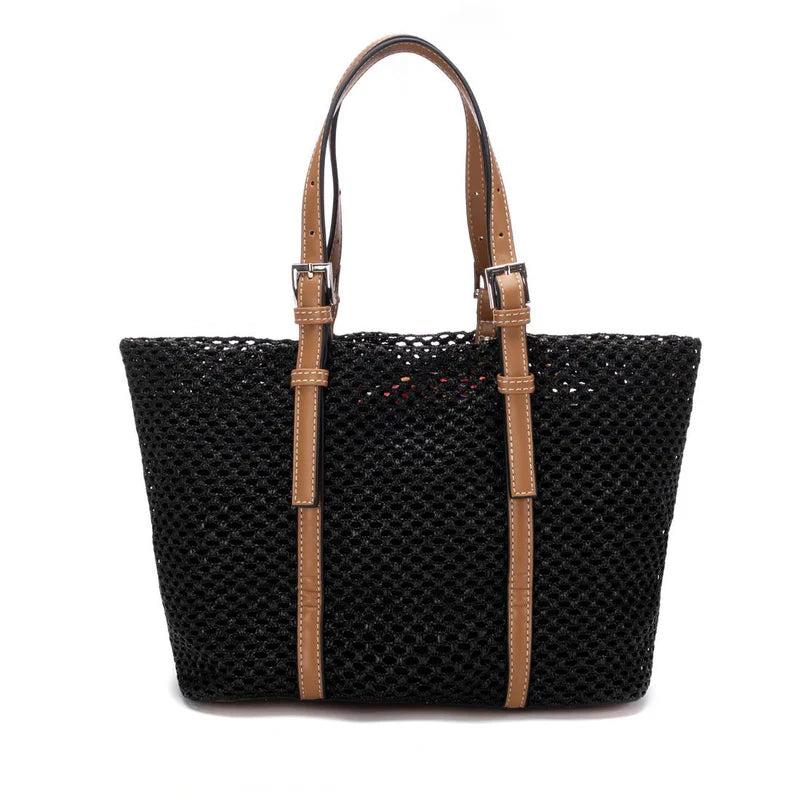 Shopping in rafia - Nero