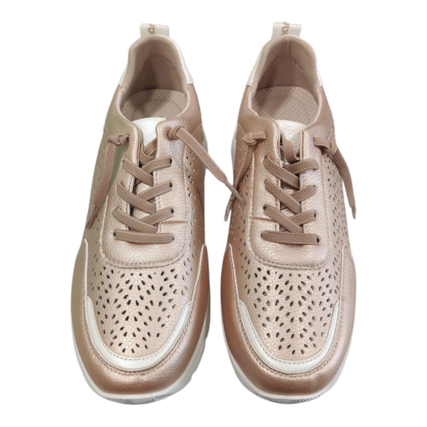 Sneakers traforata nude