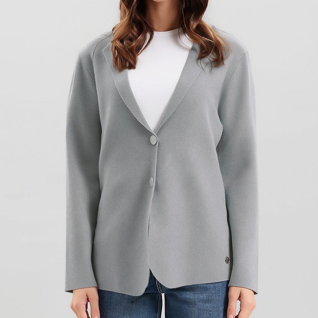 Giacca in maglia - Grigio