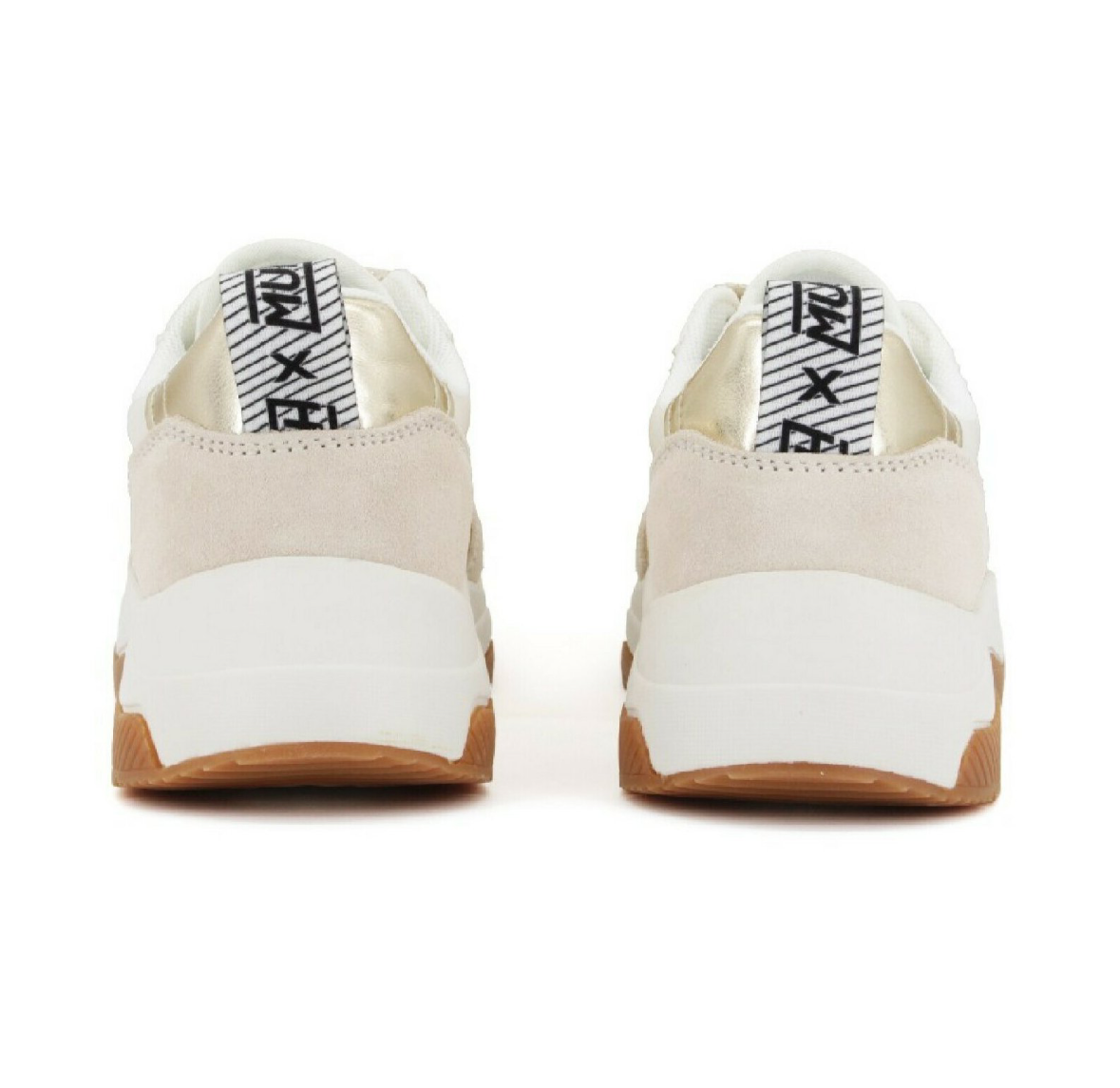 Sneakers Munich con dettaglio oro