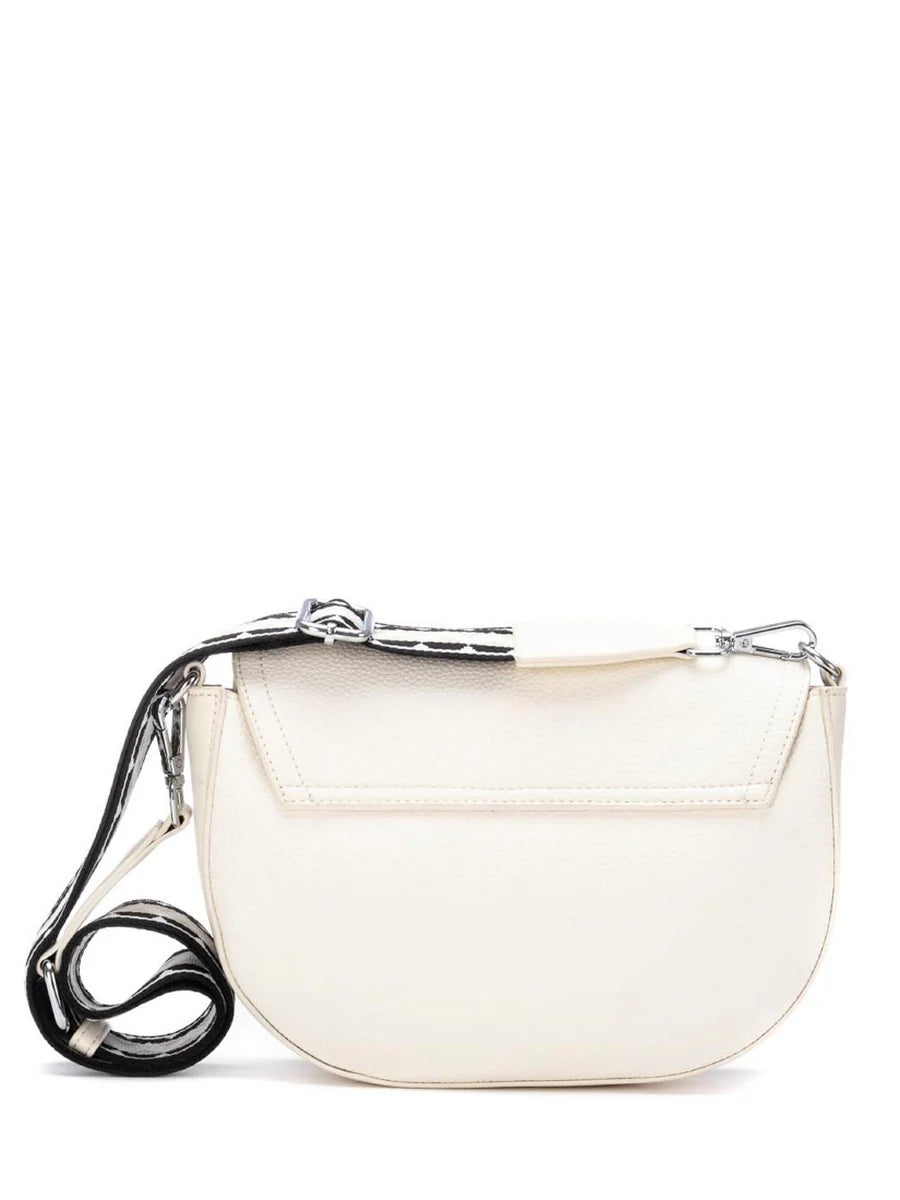 Borsa tracolla con patta - Avorio