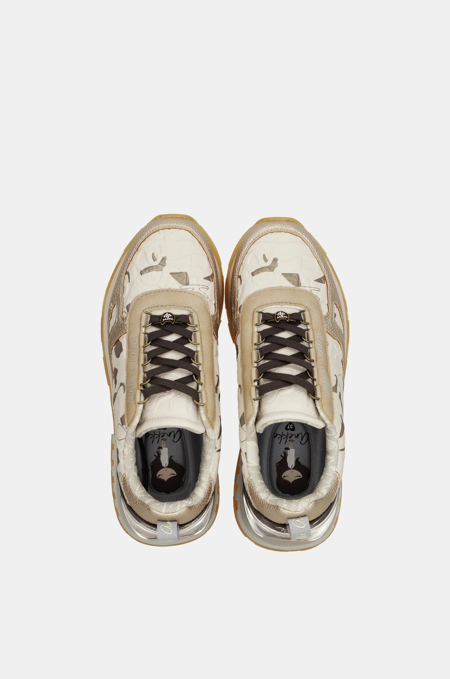 Sneakers con lacci Anekke