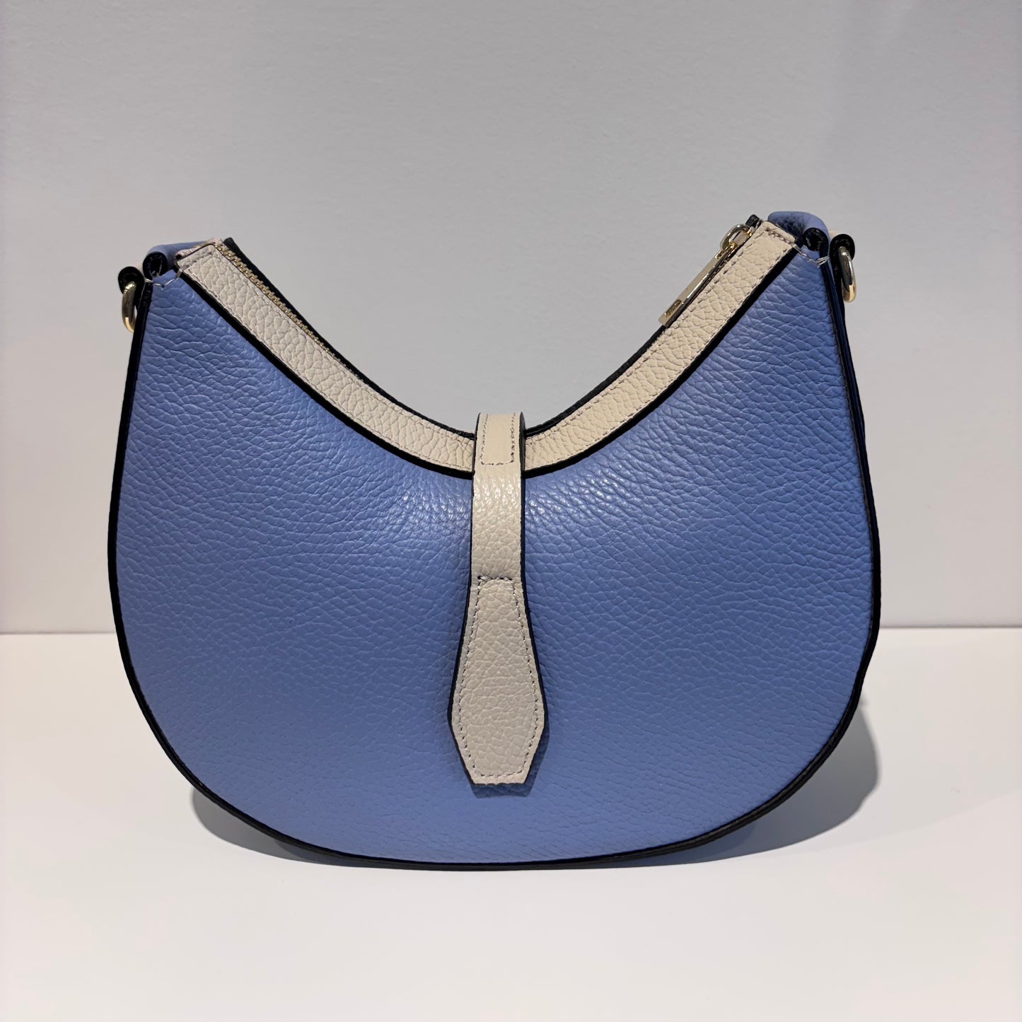 Borsa IRIS a tracolla in pelle bicolor