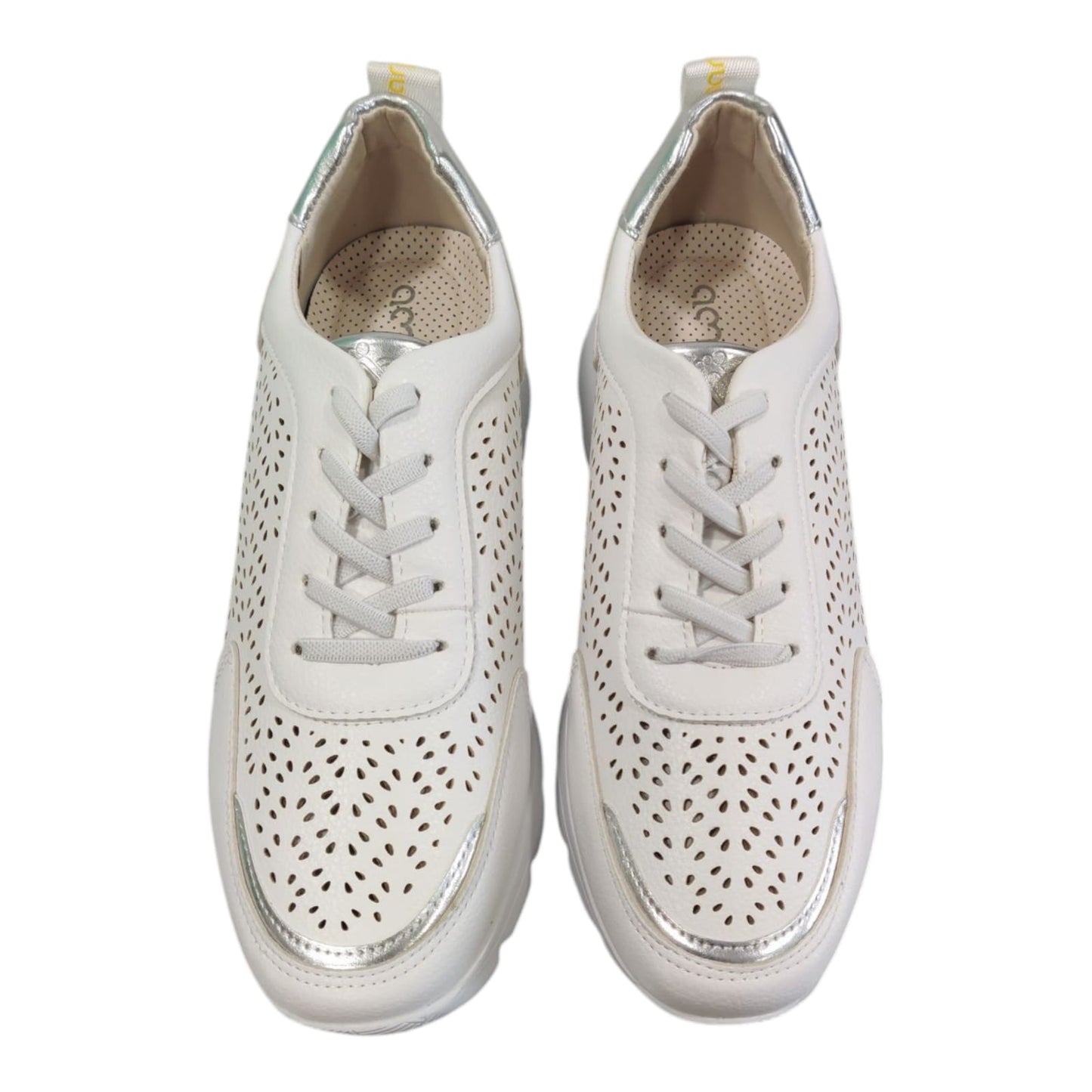 Sneakers traforata bianca