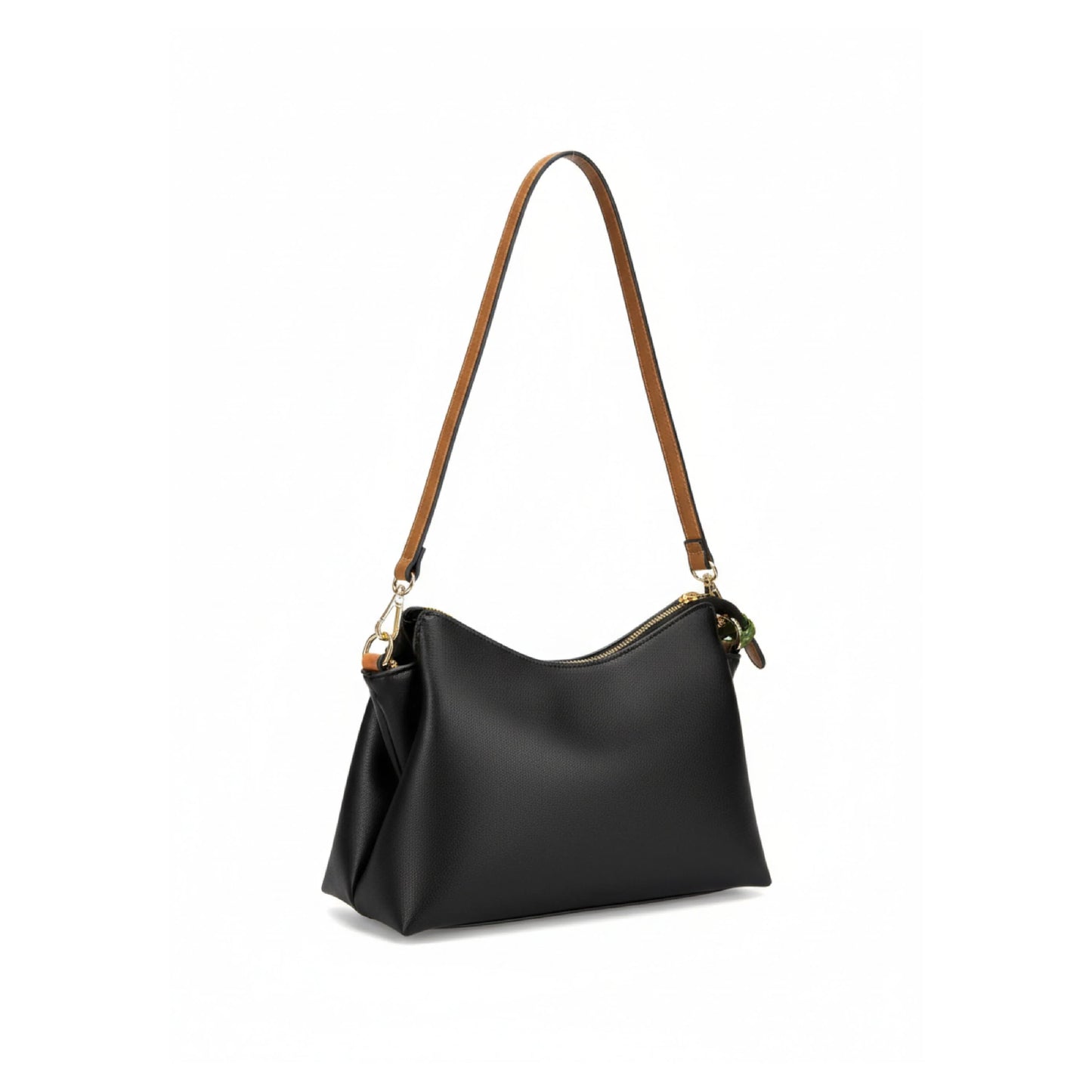 Borsa a spalla con tracolla - Nero