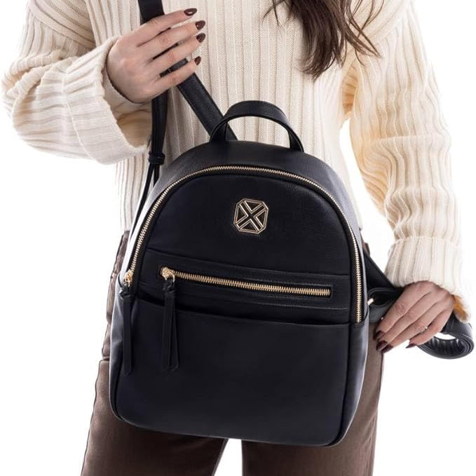 Zaino in pelle nero