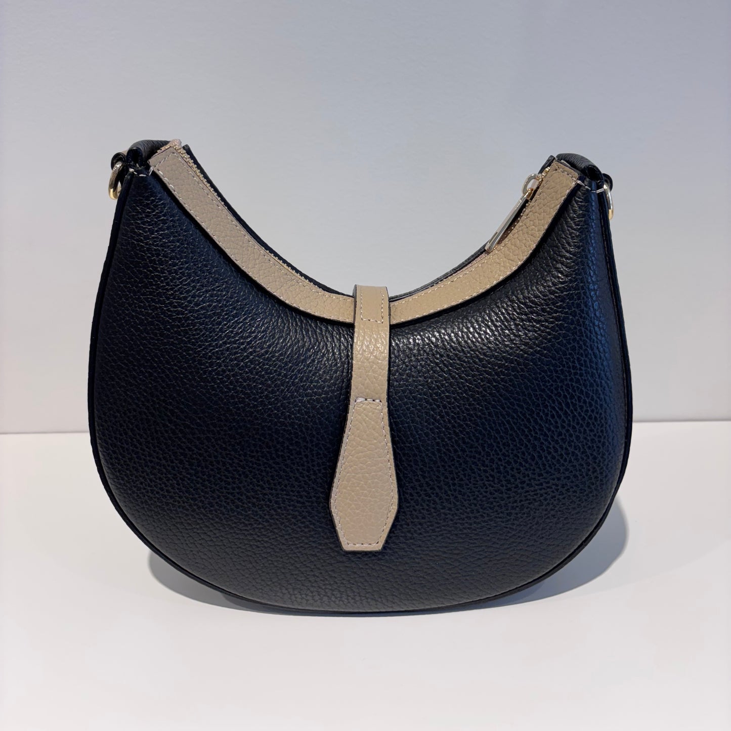Borsa IRIS a tracolla in pelle bicolor