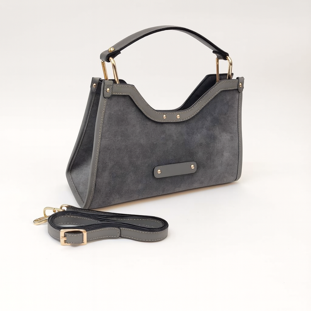 Borsa fiordaliso grigio Mirami