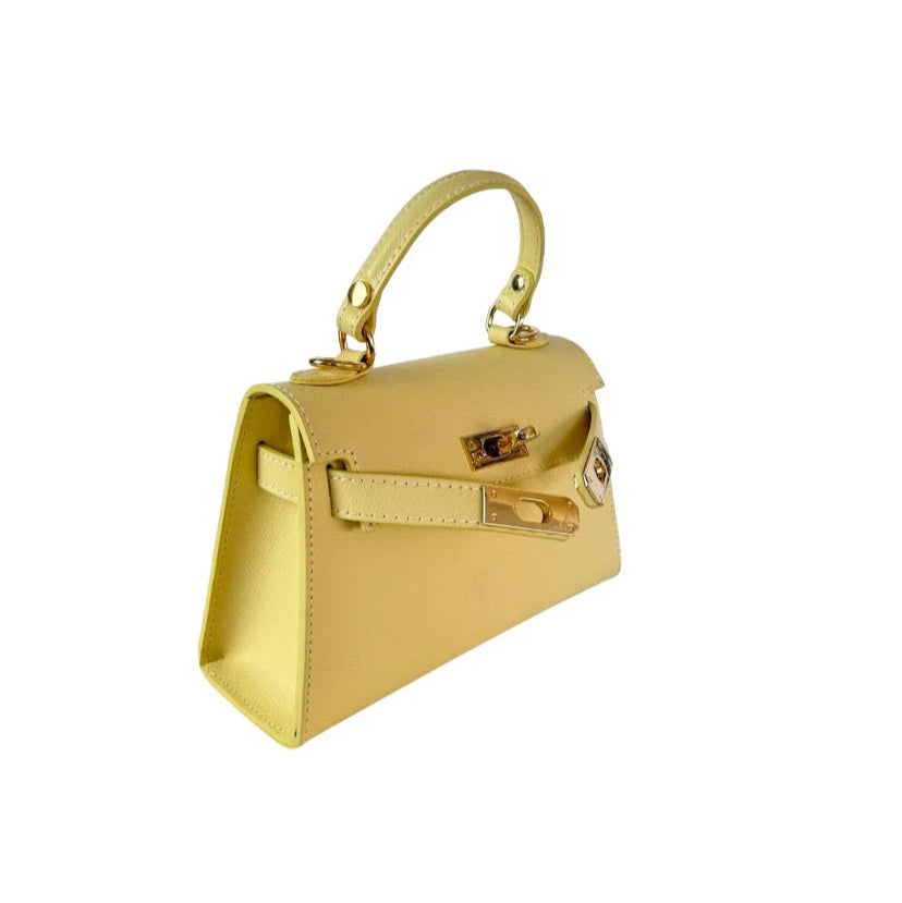 BORSA IN PELLE LIME