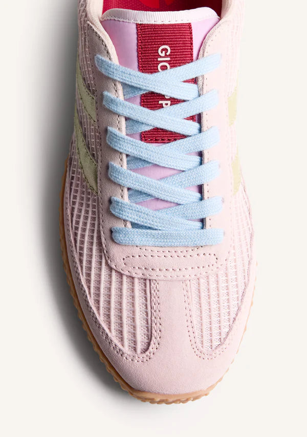 Sneakers rete e pelle Chake