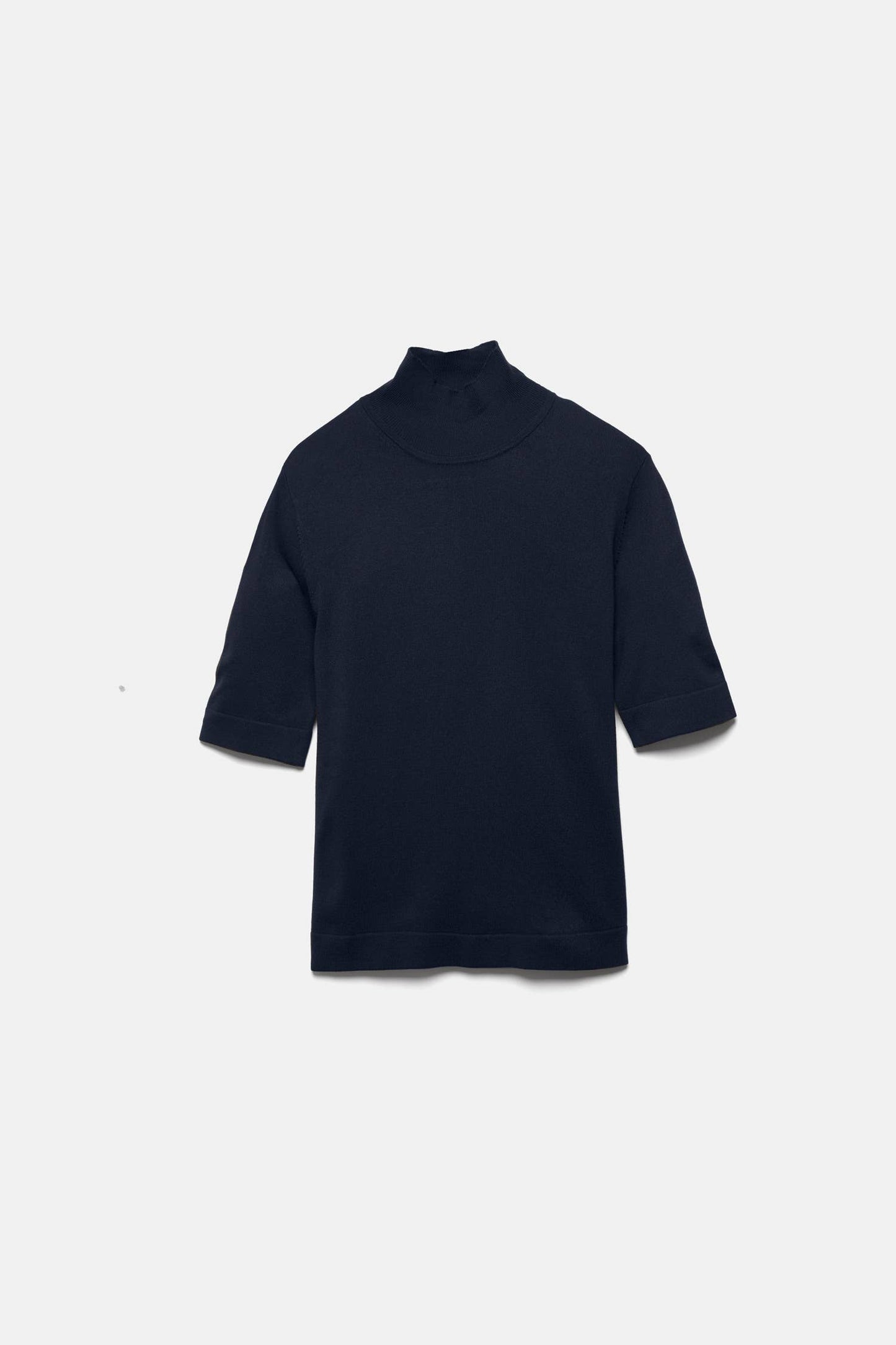 Dolcevita in maglia - Blu