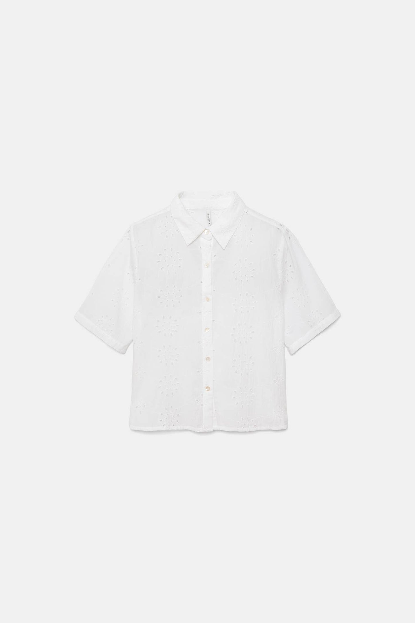 Camicia in broderie anglaise (416800-8)