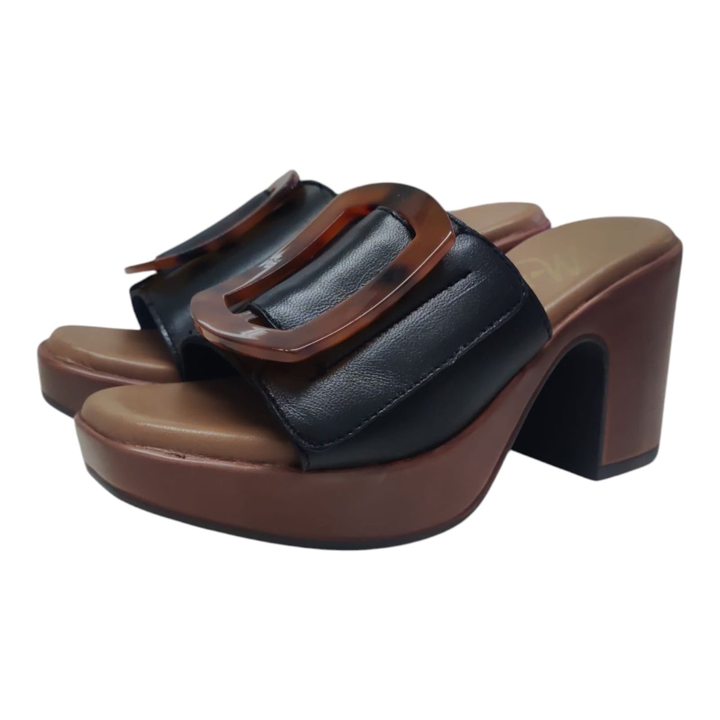 Sandalo sabot con fibbia