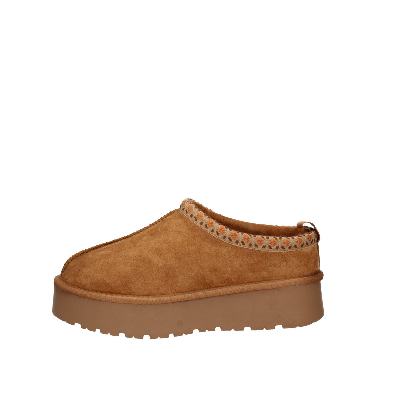 Slippers camoscio camel