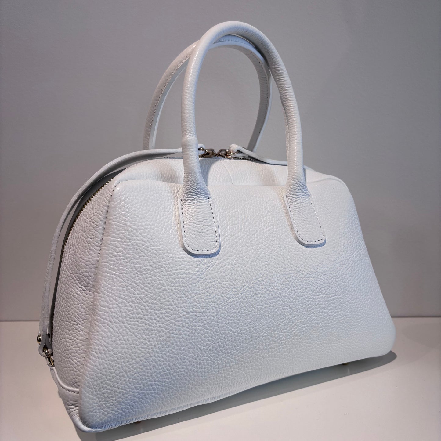 Borsa GRACE in pelle bianca
