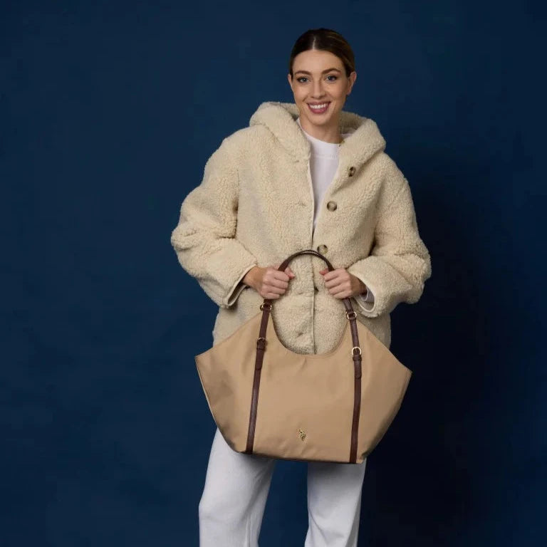 Borsa Houston in tessuto