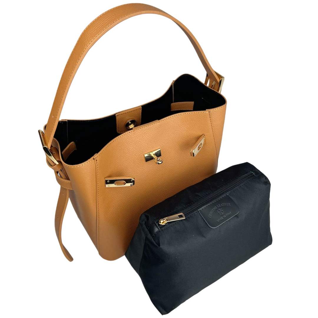 Borsa AMBRA - Cuoio