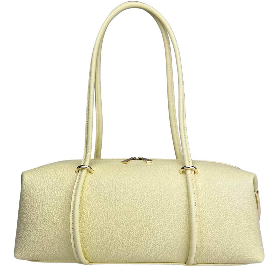 Borsa bowling ALBA - Butter yellow
