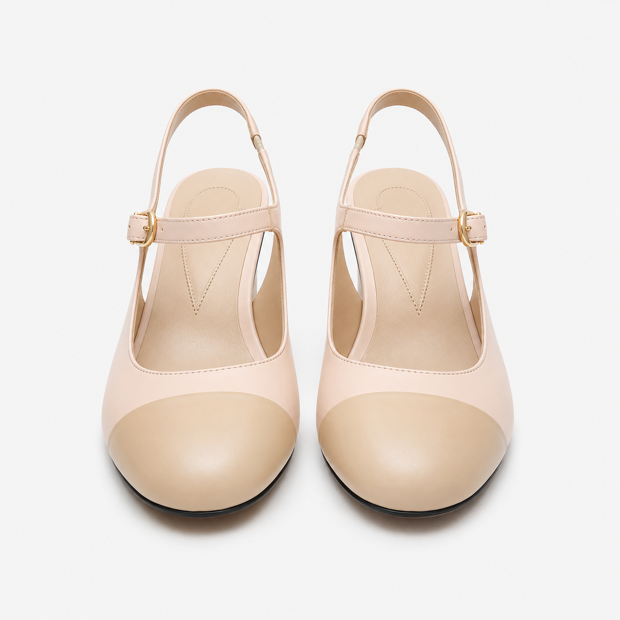 Scarpa in pelle modello charleston nude