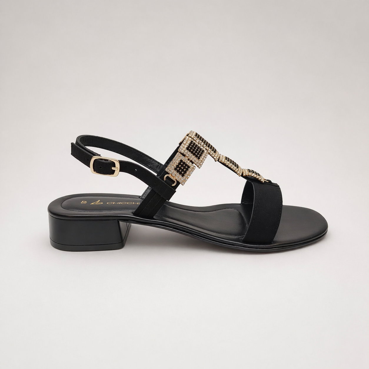 Sandali gioiello in suede Le Chicche