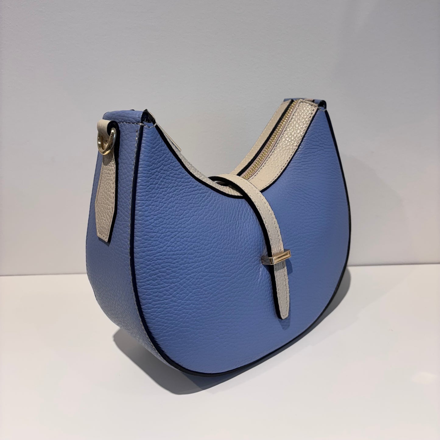 Borsa IRIS a tracolla in pelle bicolor