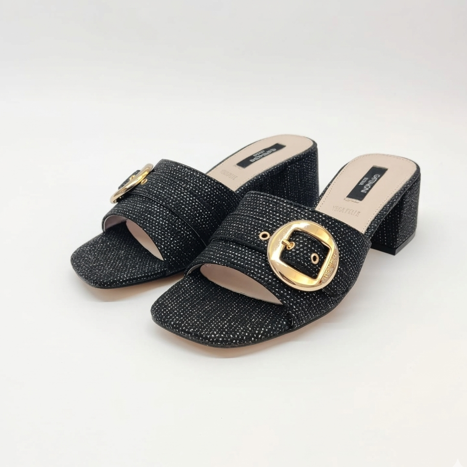Mules in canvas Gattinoni