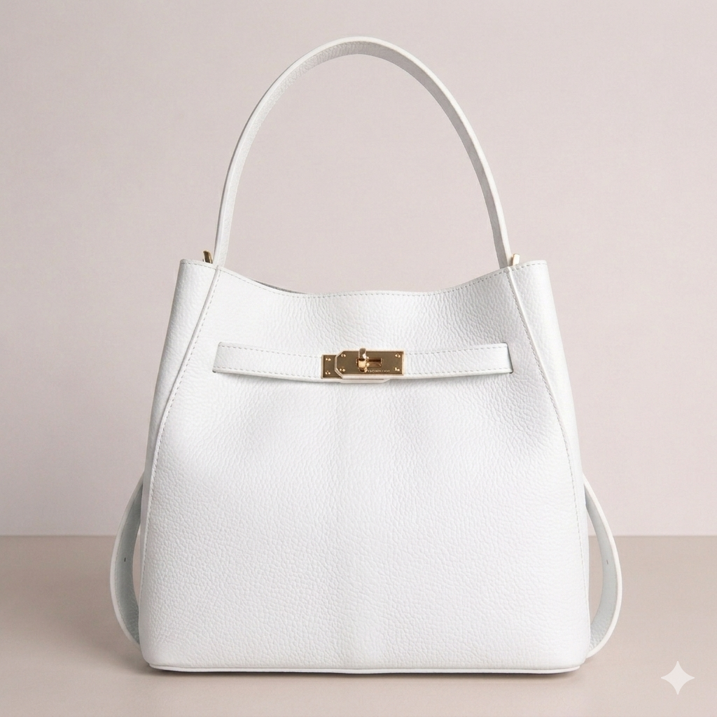 Borsa AMBRA - Bianco