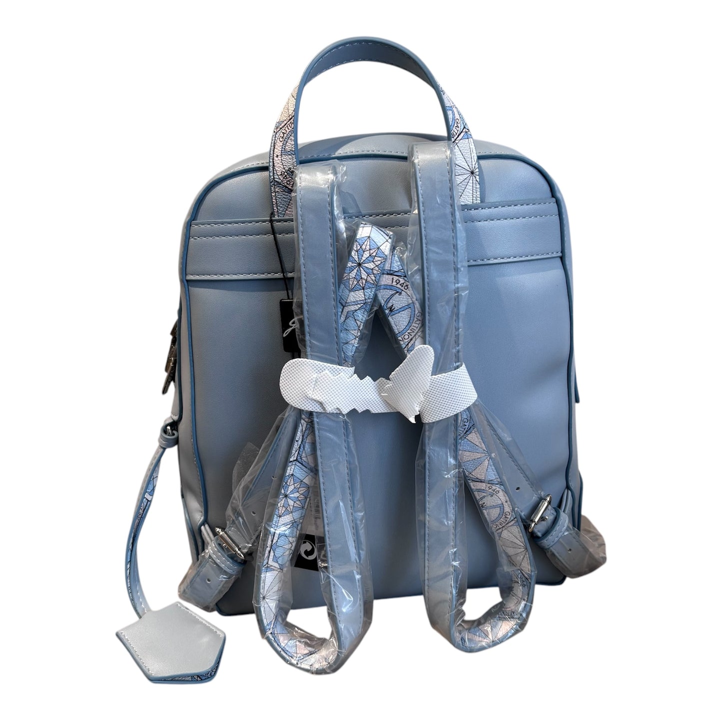 Zaino Gattinoni azzurro con inserto stampa