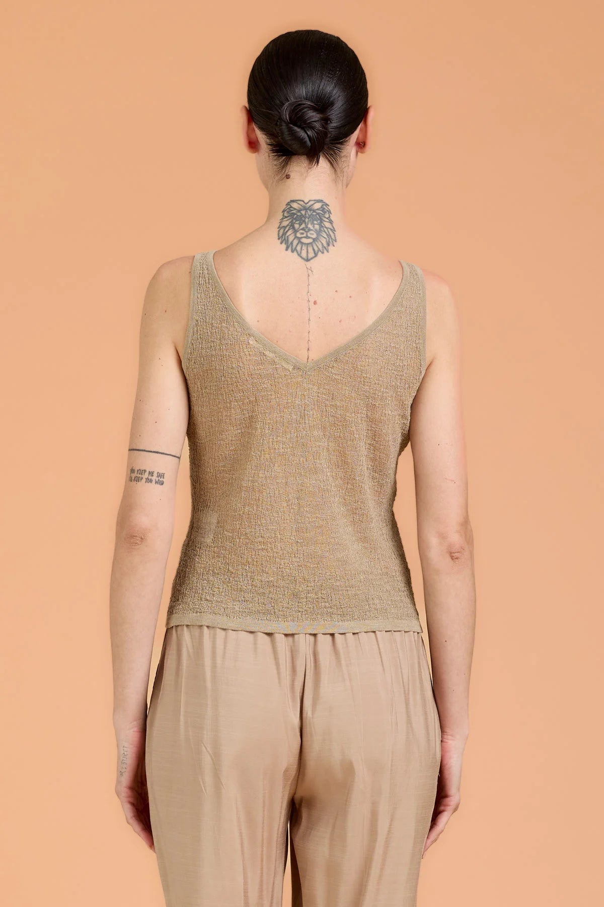 Canotta in crepon