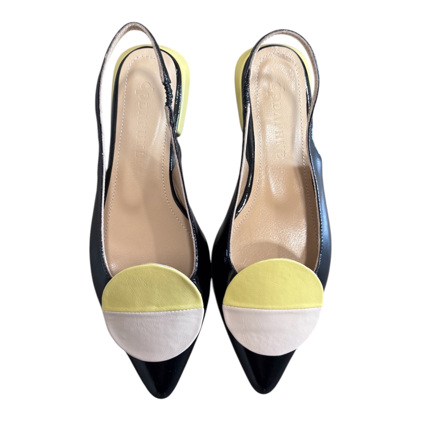 BALLERINA SLINGBACK IN VERNICE E DETTAGIO IN CONTRASTO