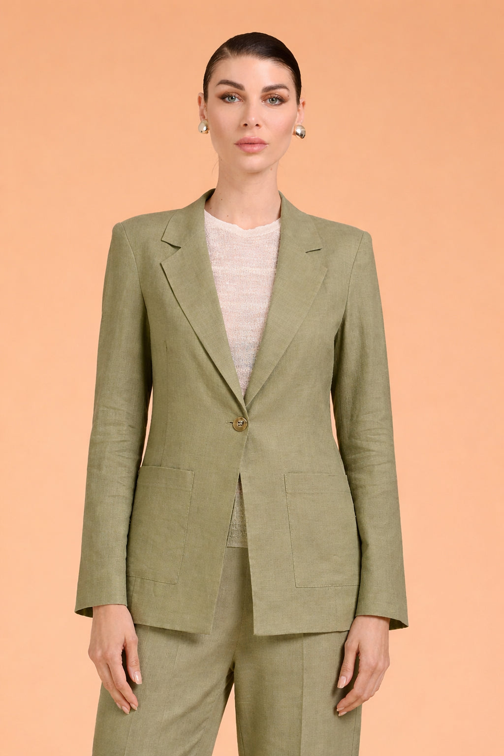 Pantalone sartoriale in lino