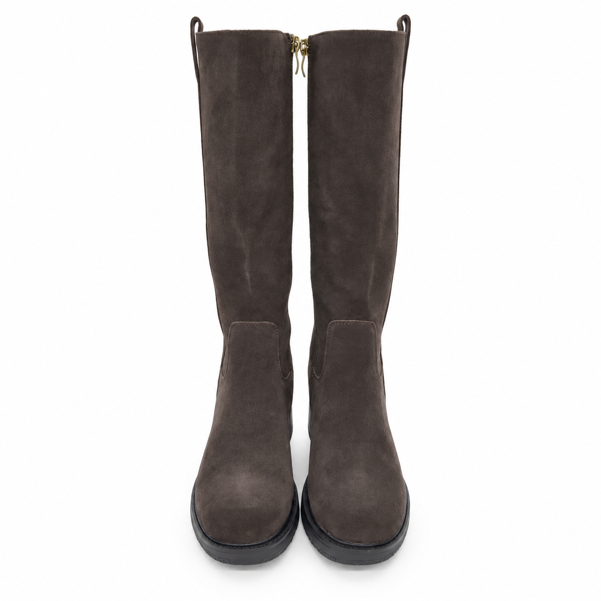 Stivale al ginocchio in camoscio