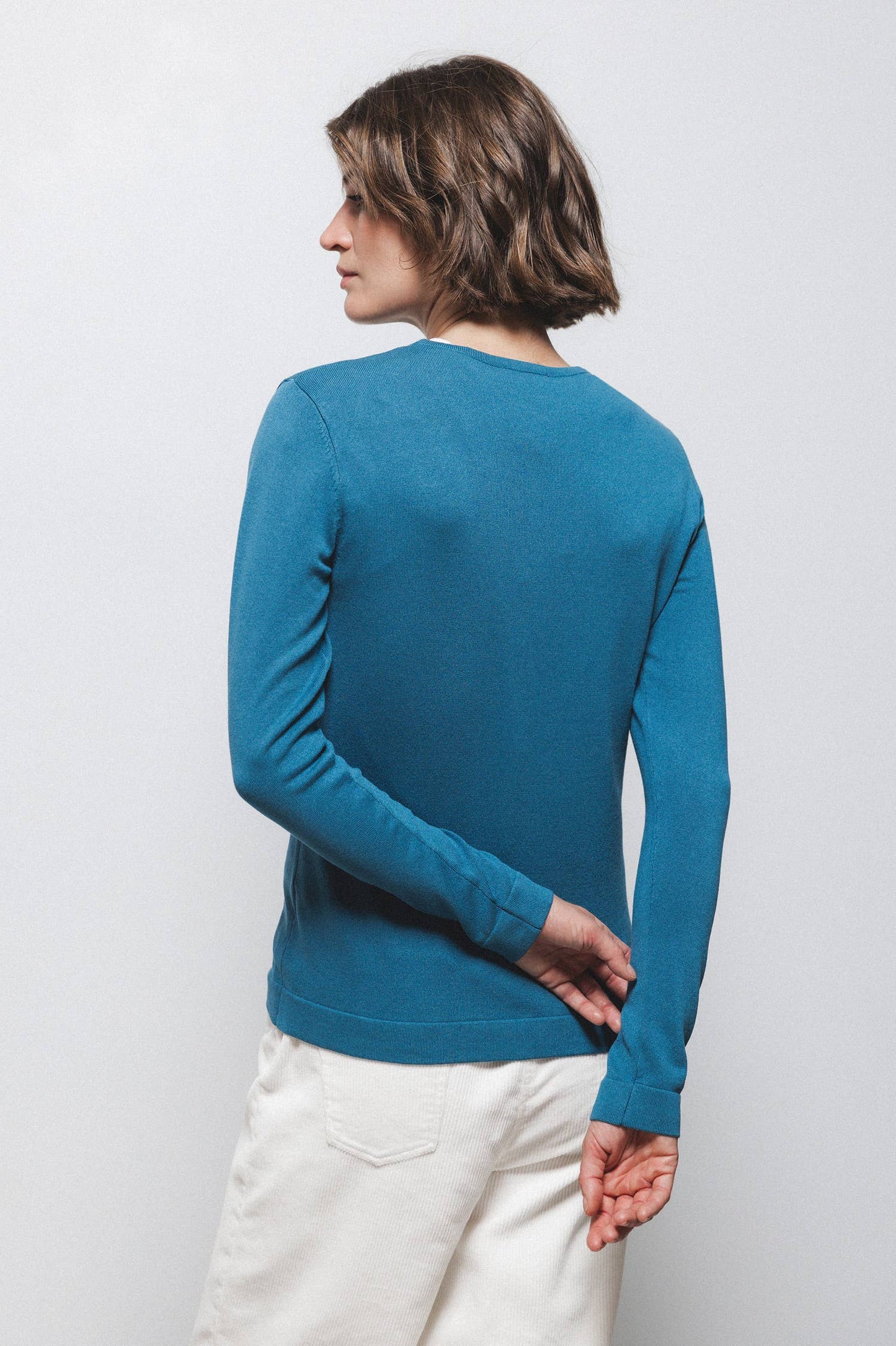 Maglia basic a tinta unita