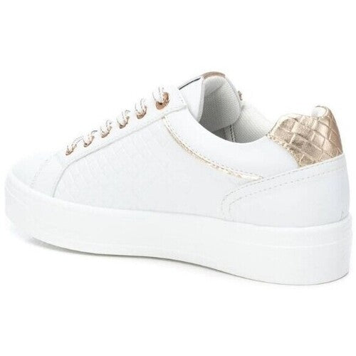 Sneakers bianca con zip