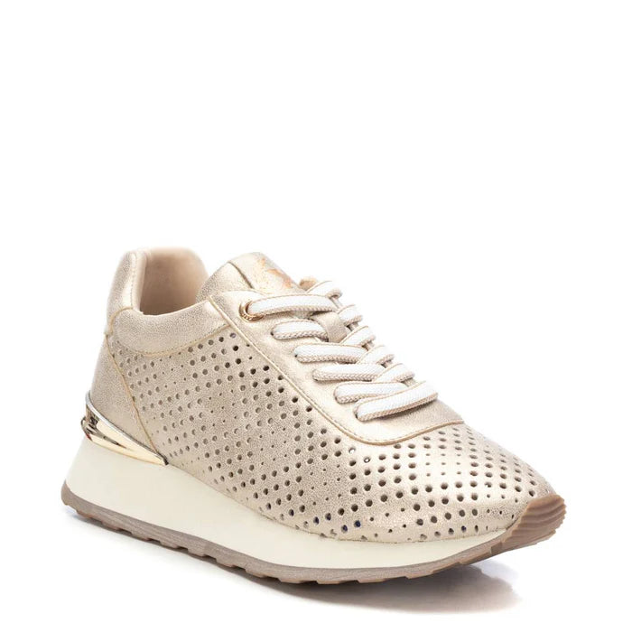 Scarpa sportiva platino traforata