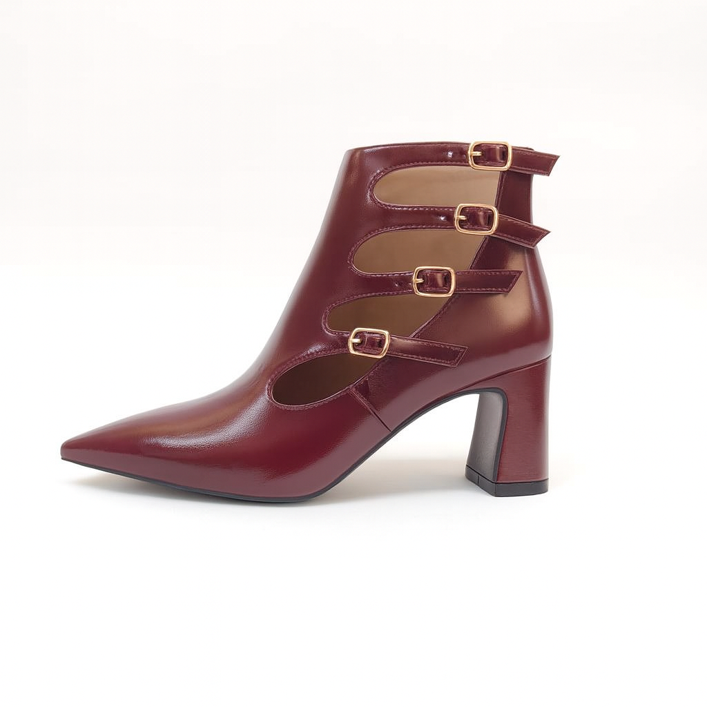 Stivaletto Auris bordeaux