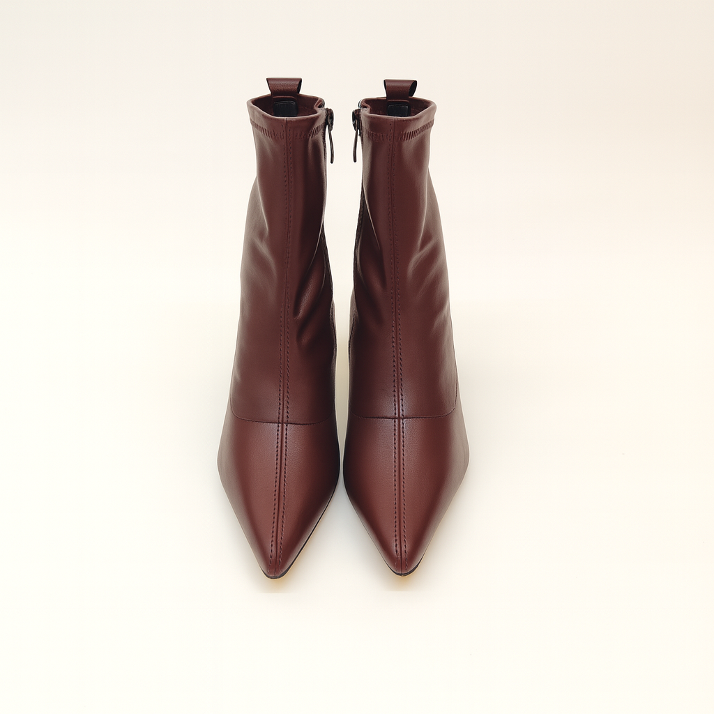 Stivaletto Phard in pelle con tacco