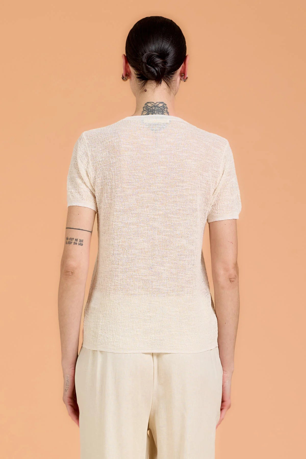 Maglia lavorazione crepon