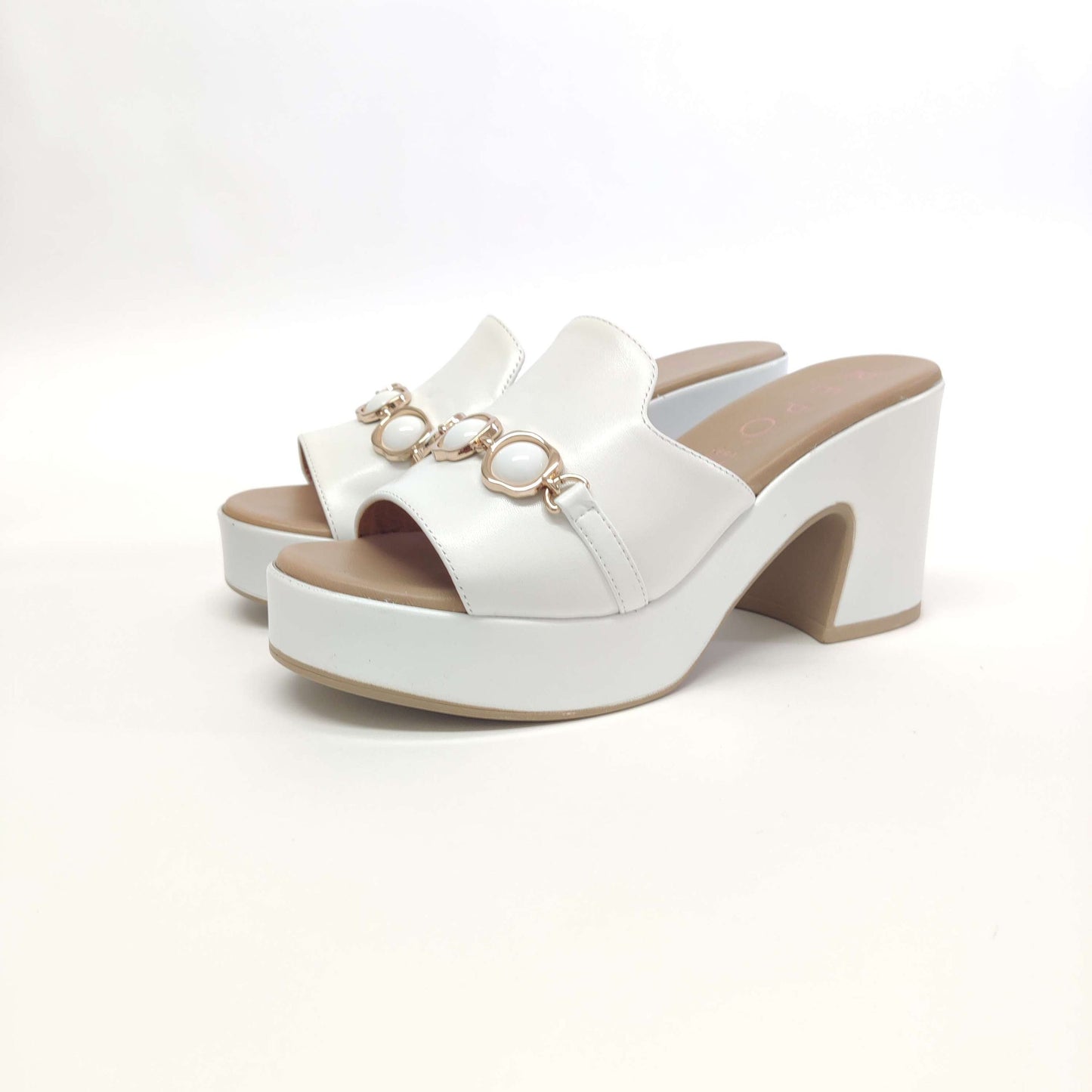 Sandalo Repo in pelle con plateau