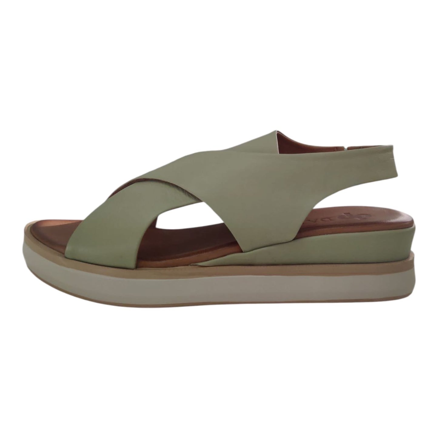 Sandali incrocio con zeppa Dafne