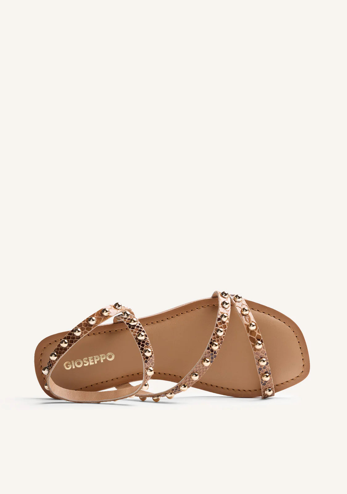 Sandali animalier borchie