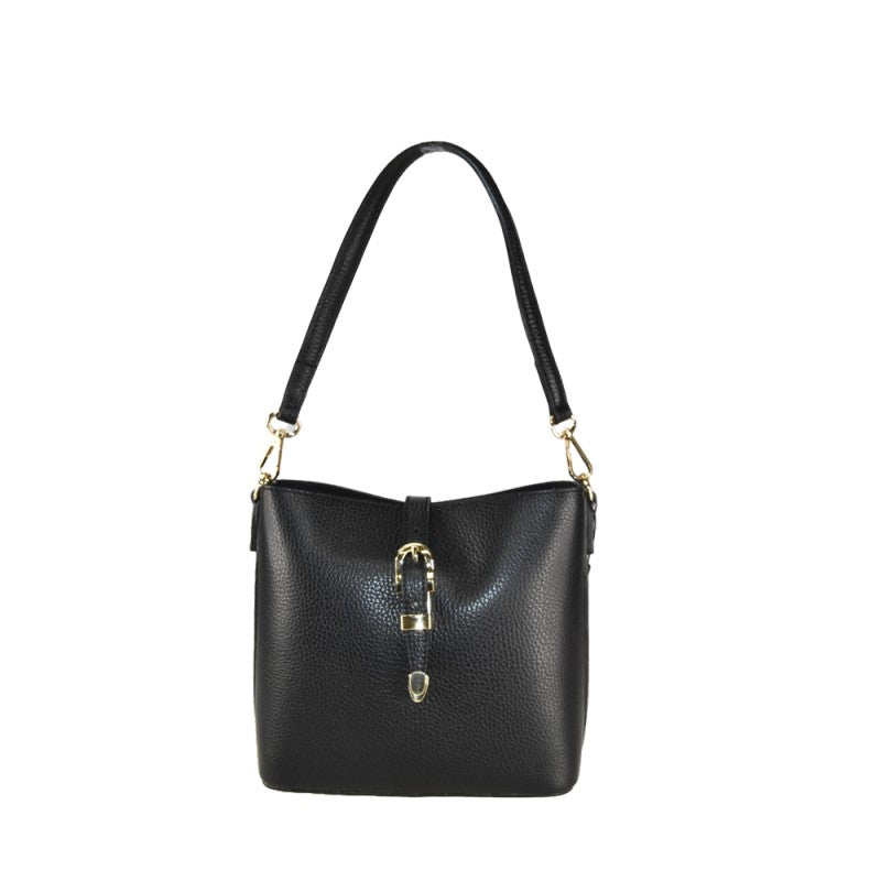 Borsa EMMA in vera pelle - nera