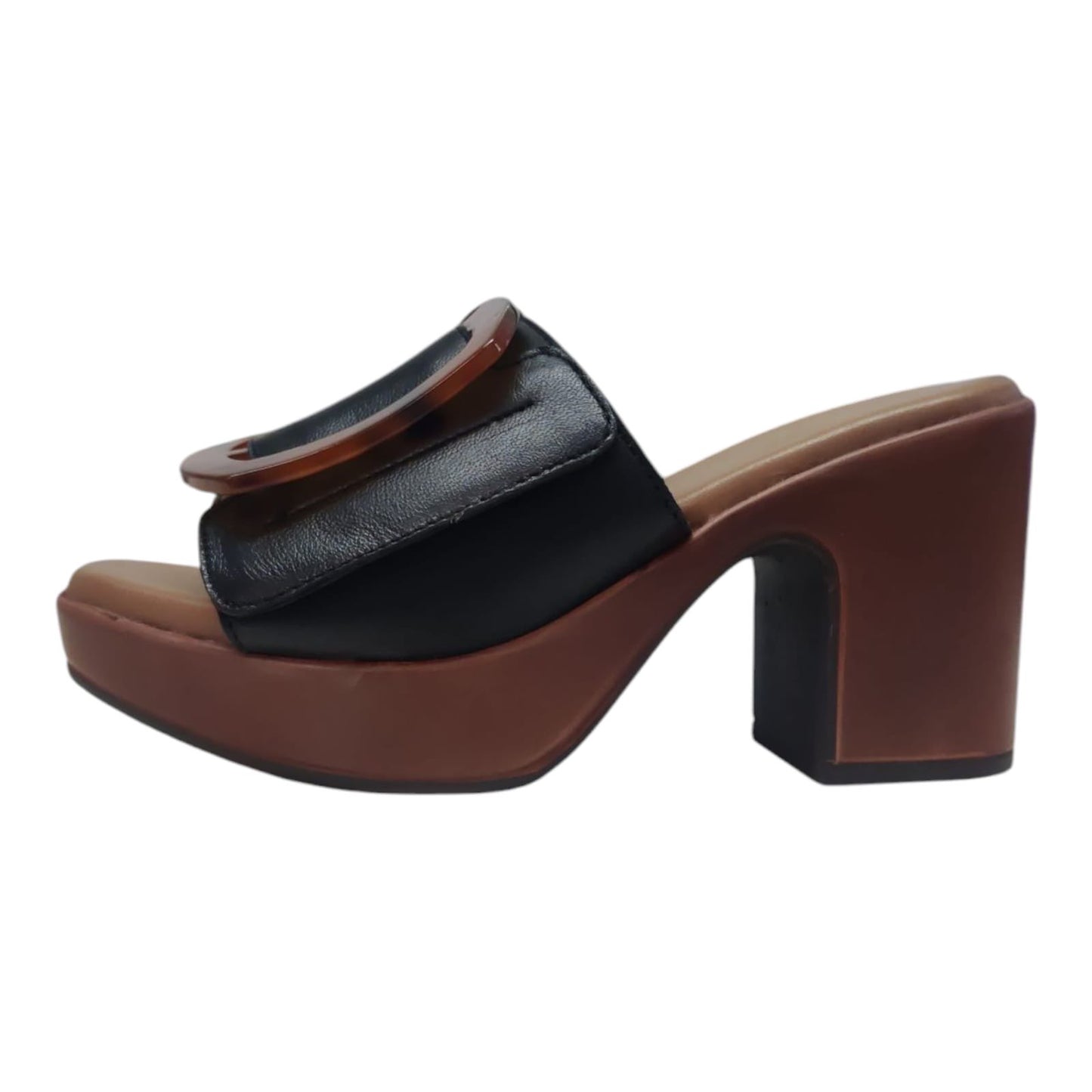 Sandalo sabot con fibbia