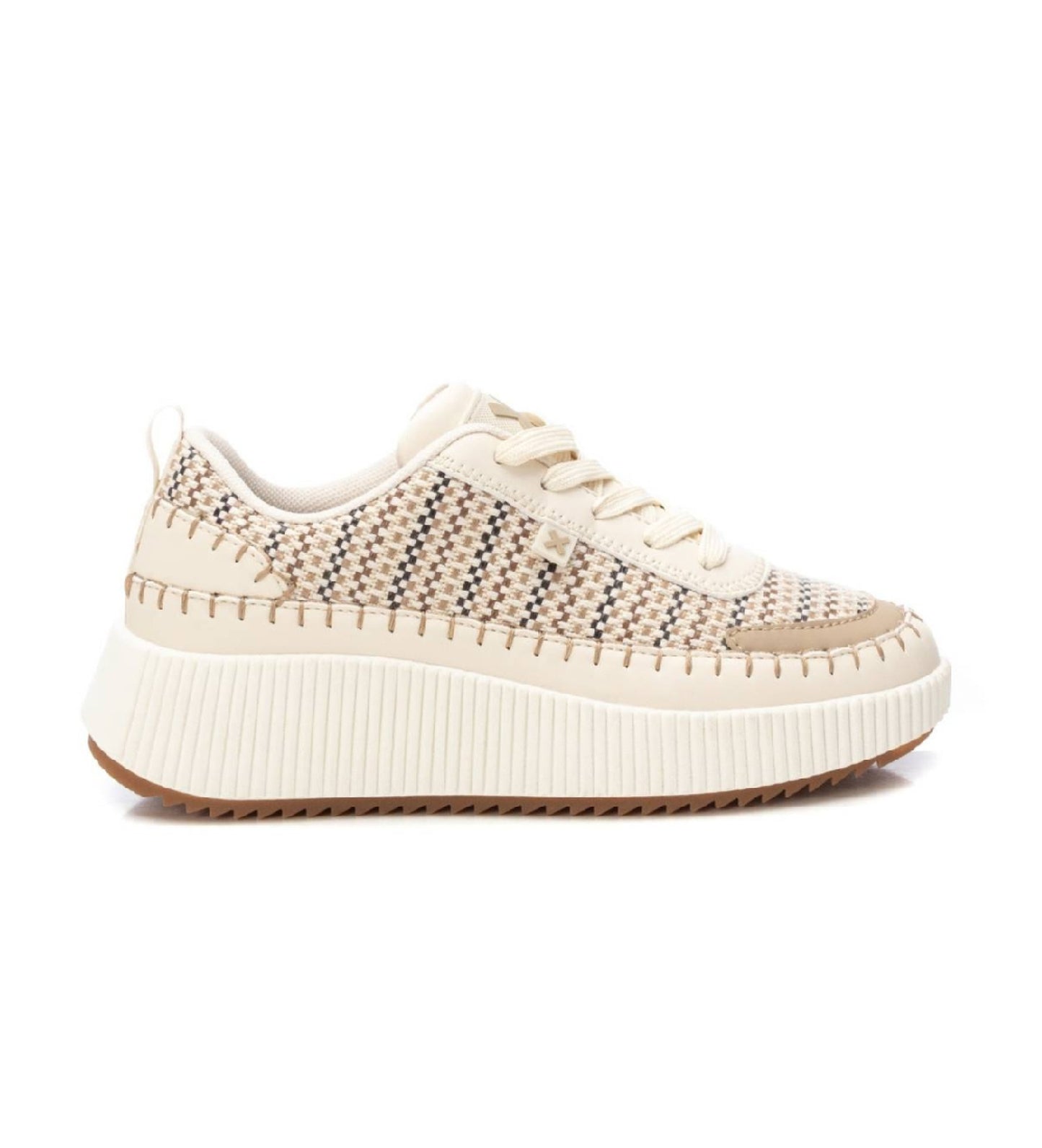 Scarpa sneakers multicolor beige