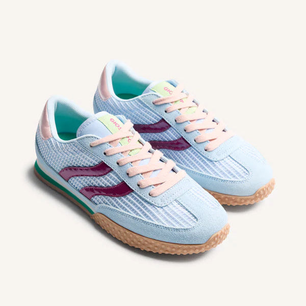 Sneakers in pelle e rete Shake