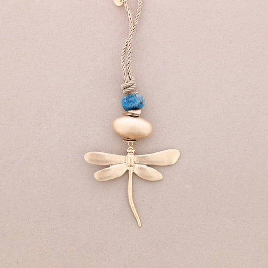 Collana pendente libellula